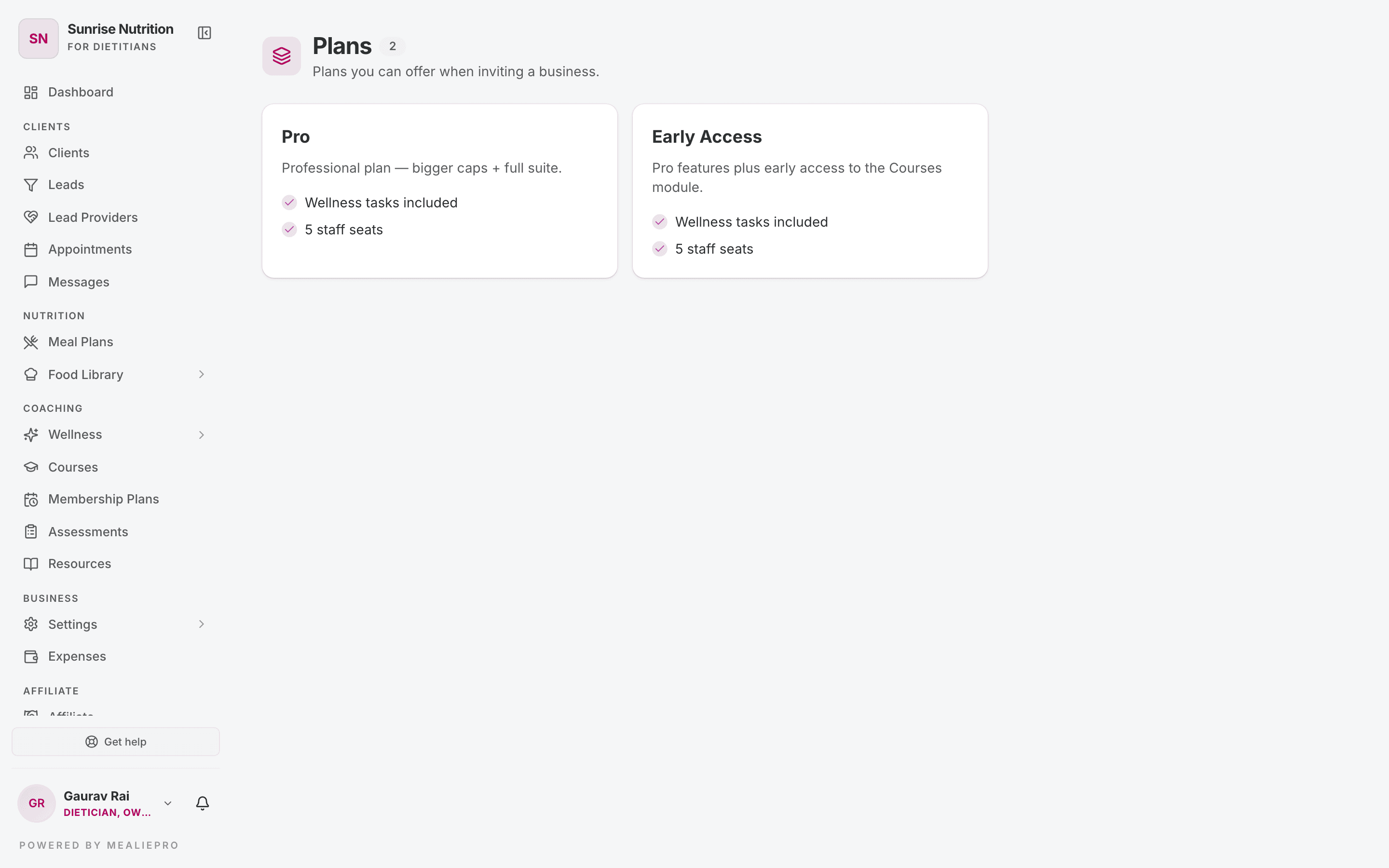 Plans