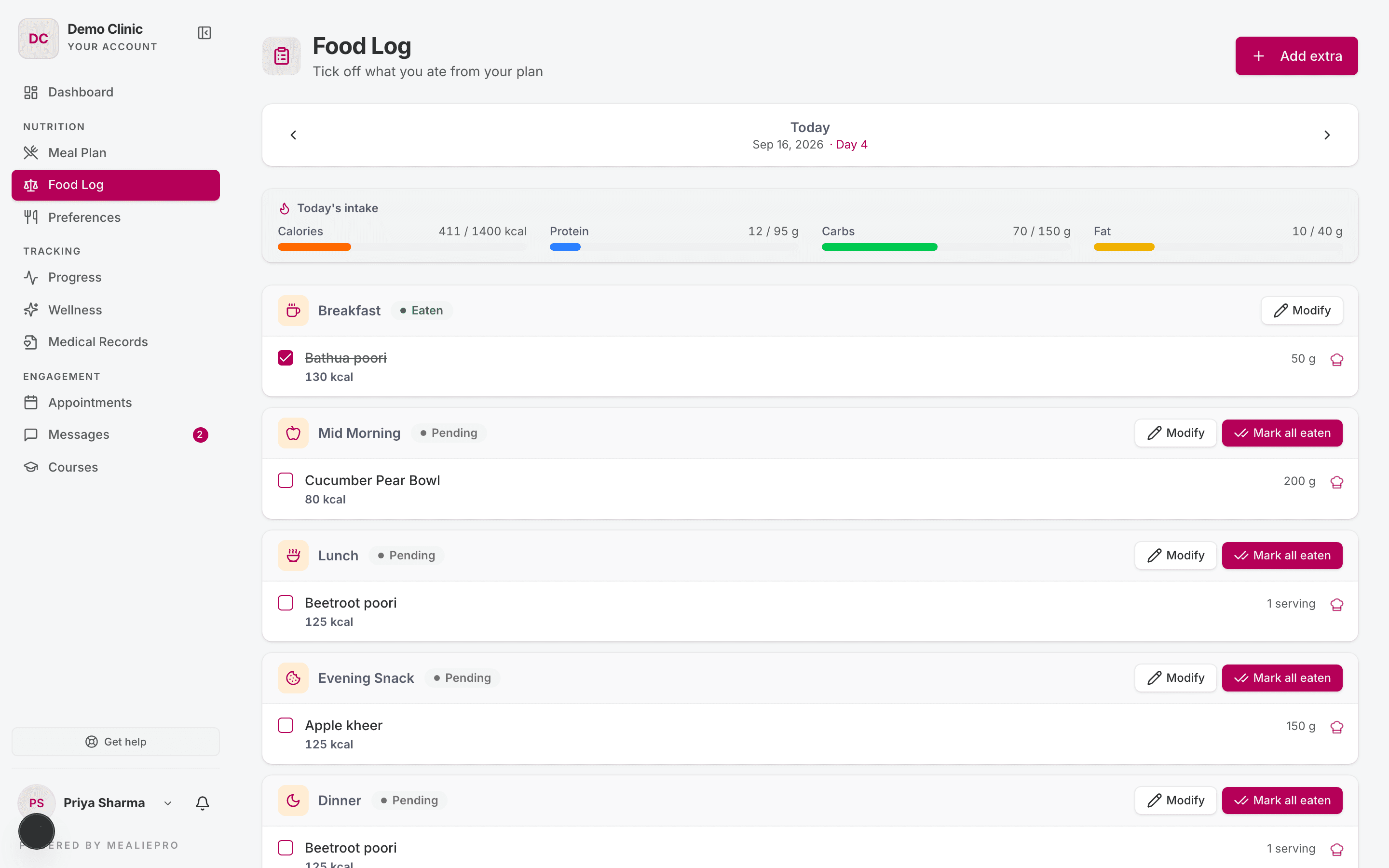 Food Log